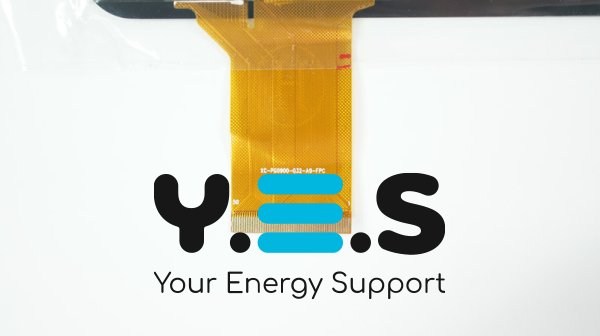 Сенсорне скло (тачскрін) XC-PG0900-032-A0-FPC 9" 233×143 мм 50 pin чорне