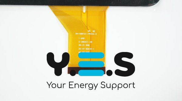 Тачскрін (сенсорне скло) DH-0901A1-FPC03-2 9" 233×141/198×112 50pin чорний