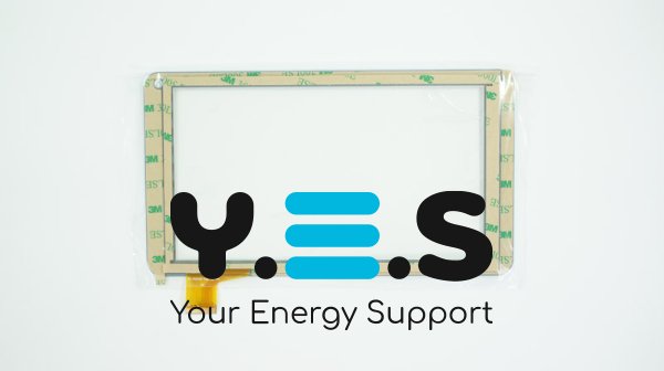 Тачскрин (сенсорне скло) XC-PG0700-028-A2-FPC 7" 186×104/155×87 мм, 30pin, білий