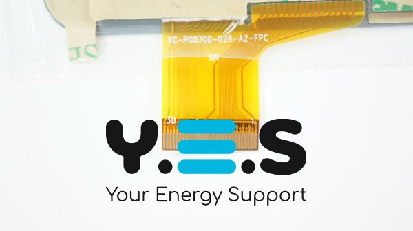 Тачскрин (сенсорне скло) XC-PG0700-028-A2-FPC 7" 186×104/155×87 мм, 30pin, білий