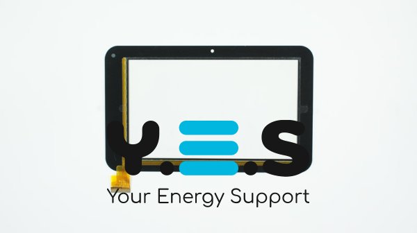 Сенсорне скло (тачскрін) TOPSUN_C0176_A1 7", 190×116 мм, 35pin, чорне