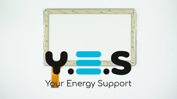 Сенсорне скло (тачскрин) CZY66490A01-FPC 10.1" 256×159/223×159, 40 pin, біле