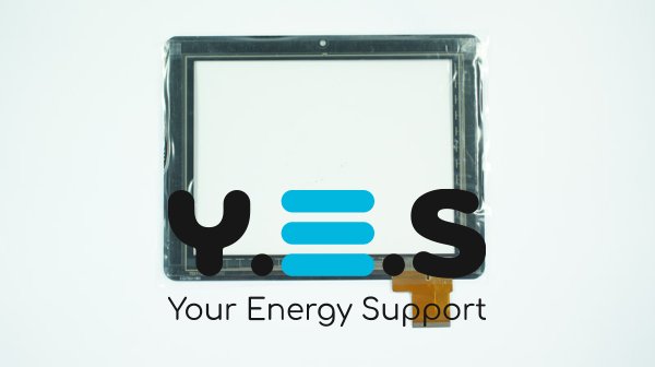 Тачскрин 70352A0 7" 176×135 мм (роб. 142×116 мм) чорний сенсорне скло