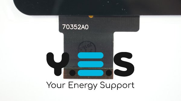 Тачскрин 70352A0 7" 176×135 мм (роб. 142×116 мм) чорний сенсорне скло