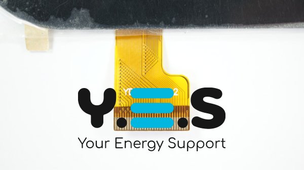 Сенсорне скло (тачскрін) YDT1206-A2 7" 187×118 мм, роб. 154×91 мм, чорне