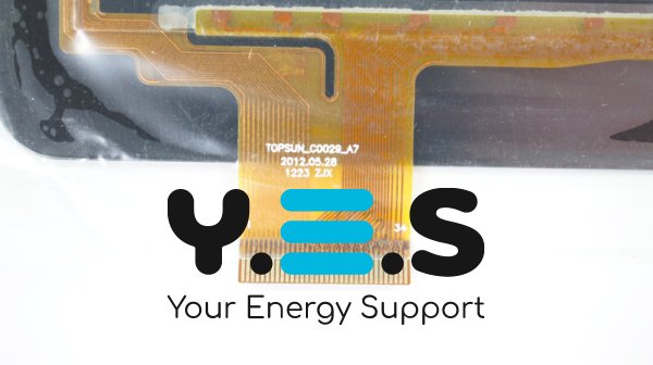 Сенсорне скло (тачскрин) TOPSUN_C0029_A7 7" 188×125/154×91 мм, чорне