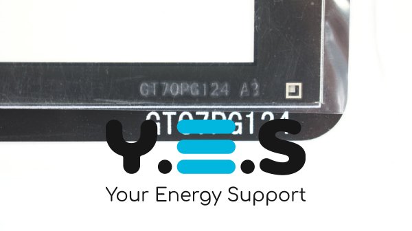 Сенсорне скло (тачскрін) GT07PG124 7" 181×107/156×87 мм 30 pin чорне