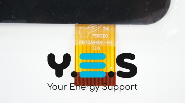 Тачскрін (сенсорне скло) PINGBO PB70A8490-R1 KDX 7" 186×111/155×87 мм 30pin чорний