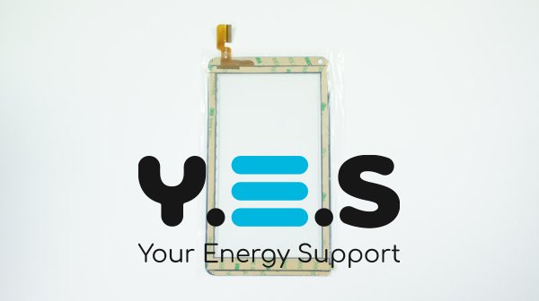 Сенсорне скло тачскрін HD26CYD 7" 188×105/155×86 мм, 30pin, біле