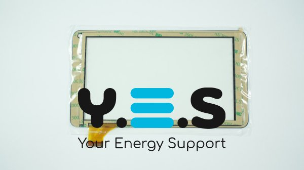 Сенсорне скло (тачскрін) VTC5070A83-FPC-2.0 7" 186×104/155×87 мм 30pin біле