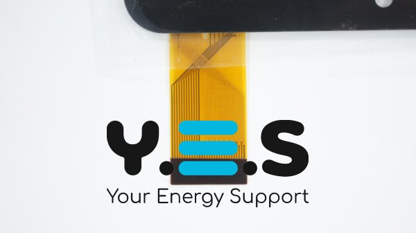 Тачскрін (сенсорне скло) XN1318V1 7" 184×104 мм, робоча 155×87 мм, чорний