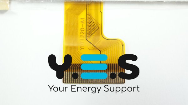 Тачскрін (сенсорне скло) YDT1220-A1 v1 з прорізом, 7", 188×118/153×90 мм, білий