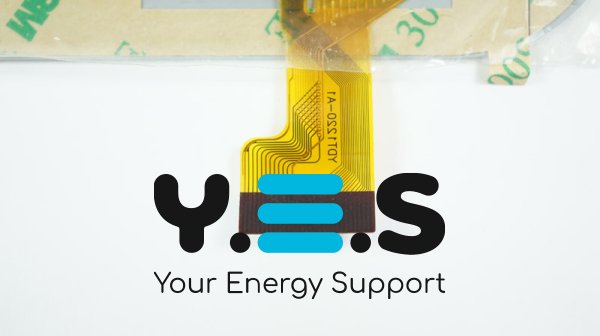 Тачскрін (сенсорне скло) YDT1220-A1 v1 з прорізом, 7", 188×118/153×90 мм, білий