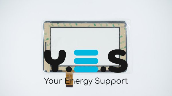 Тачскрін (сенсорне скло) YJ040FPC-V0 7" 190×118/155×86, 30 pin, чорний