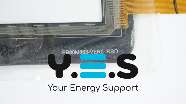 Сенсорне скло (тачскрін) PB80M868-VER0 RBD 8" 196×148/163×122 мм 32 pin чорне