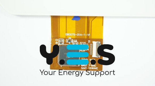 Тачскрін (сенсорне скло) CTP060076-03A 8" 197×150 мм, активна 163×123 мм, білий