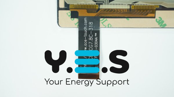 Сенсорне скло (тачскрін) для ACE-CG7.8E-318 8" 196×135/161×121 мм чорне