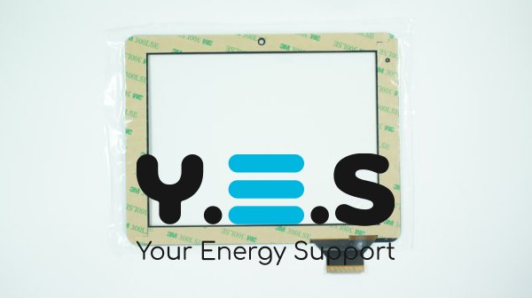 Сенсорне скло (тачскрин) C195150A7-DRFPC182T-V1.0 8" 194×149/161×122мм 52pin чорне