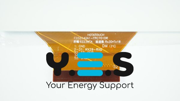 Сенсорне скло (тачскрин) HOTATOUCH C233142A1-FPC701DR 8", 194×149/161×122 мм, 52 pin, біле