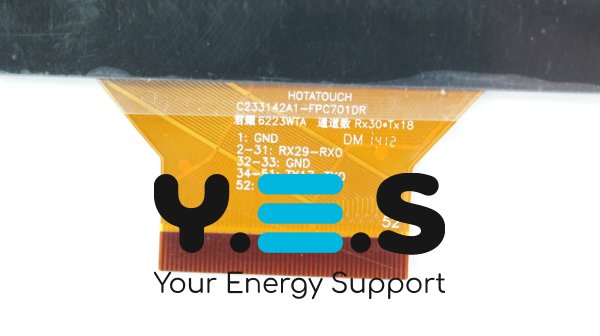 Сенсорне скло (тачскрін) HOTATOUCH C233142A1-FPC701DR 8" 194×149/161×122мм 52pin чорне