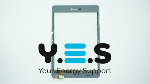 Сенсорне скло (тачскрін) PB80JG9109-F1 8" 198×133/161×121 мм, біле