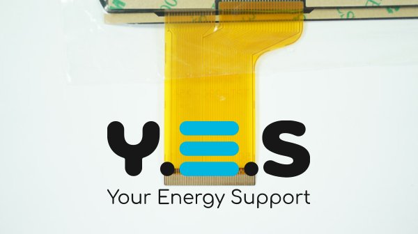 Тачскрін (сенсорне скло) TPT-090-254 9" 232×141/197×112 мм, 50 pin, білий