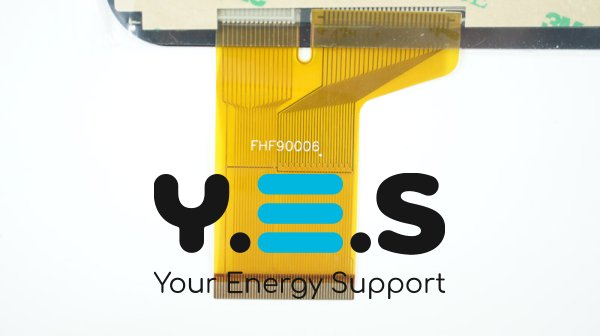 Тачскрін (сенсорне скло) FHF90006 9" 233×142 мм, робоча зона 198×112 мм, чорний