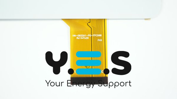 Тачскрин (сенсорне скло) HN-0922A1-PG-FPC068 9" 233×141/198×112 мм, 50 pin, білий