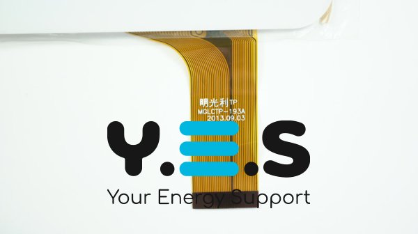 Тачскрін (сенсорне скло) MGLCTP-193A 9" 232×142/197×112 мм 50 pin, білий