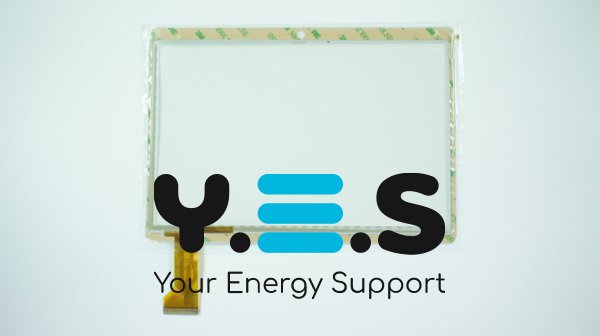 Тачскрін (сенсорне скло) MGYCTP-90895 9" 222×156 мм, 50 pin, білий