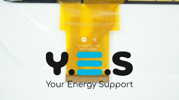 Сенсорне скло (тачскрин) для YH-F900H YJ164FPC-V0 9" 232×141/198×112 мм 50pin чорне