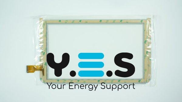 Сенсорне скло DH-0933A2-PG-FPC133 9" 234×135/197×114 мм, 30 pin, біле