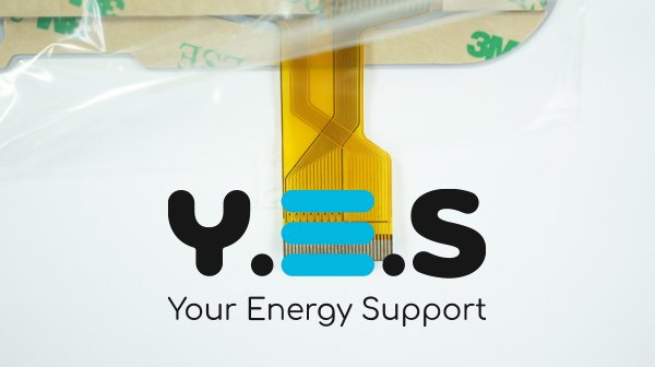 Сенсорне скло DH-0933A2-PG-FPC133 9" 234×135/197×114 мм, 30 pin, біле