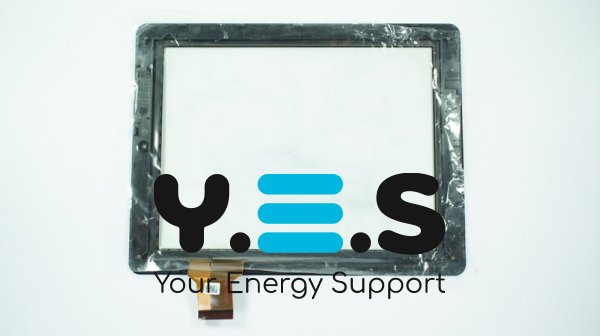 Тачскрін (сенсорне скло) 300-L4080C-C00-V1.0 9,7" 240×185/197×148 50pin чорний