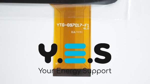 Тачскрін YTG-G97017-F1 V1.0 9,7" 236×183/198×149 мм 50pin чорний
