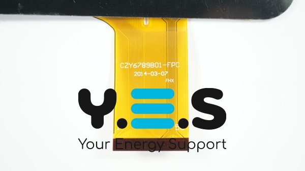 Сенсорне скло (тачскрин) CZY6789B01-FPC 10,1" 251×159/224×126 50pin чорне