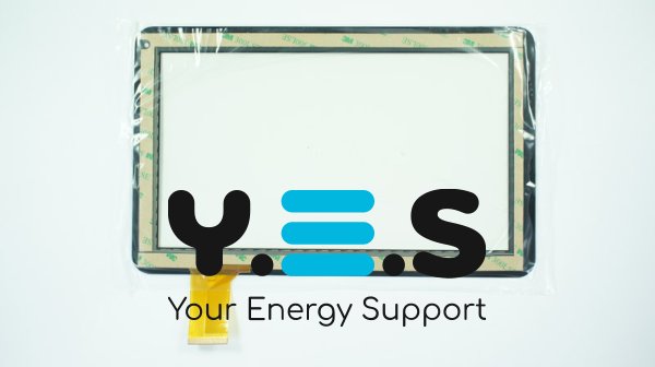 Тачскрин DH-1019A1-PG-FPC075 10,1" 256×159/223×126, 50 pin, чорний