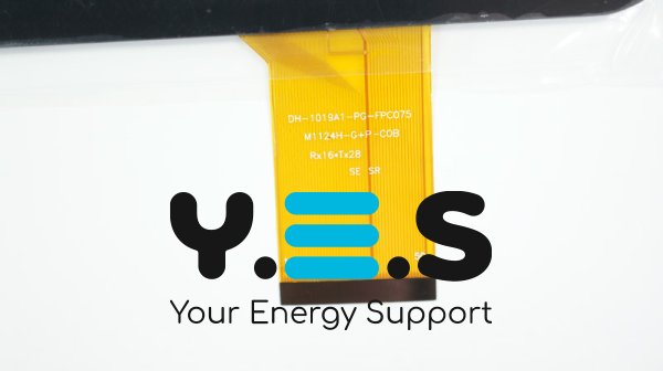 Тачскрин DH-1019A1-PG-FPC075 10,1" 256×159/223×126, 50 pin, чорний