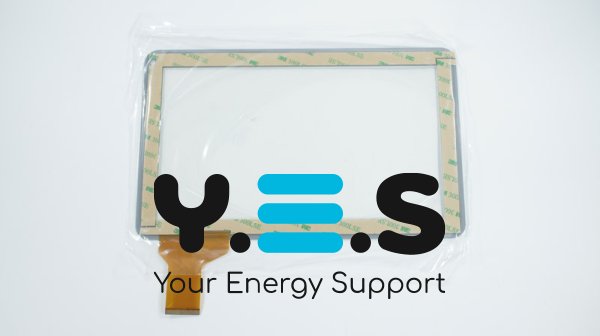 Сенсорне скло (тачскрін) FPC-CY101050-00 10,1" 256×159/223×126 40 pin біле