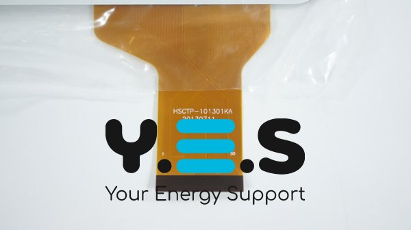 Сенсорне скло (тачскрін) FPC-CY101050-00 10,1" 256×159/223×126 40 pin біле