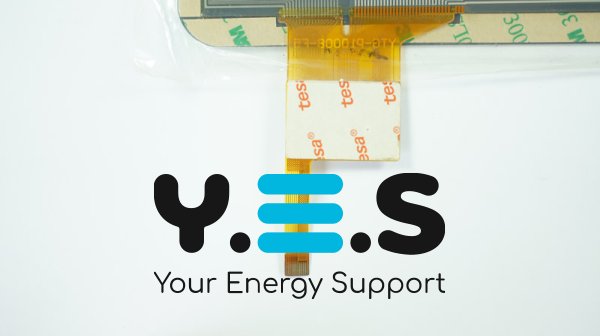 Сенсорне скло (тачскрин) YTG-P0008-F5 V1.0 10,1" 12-pin біле