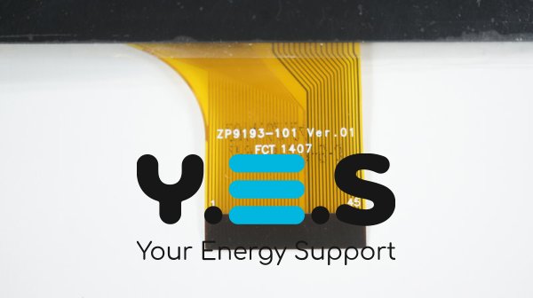 Сенсорне скло ZD9193-101 VER.101 10,1" 251×150/224×126 мм 45 pin чорне