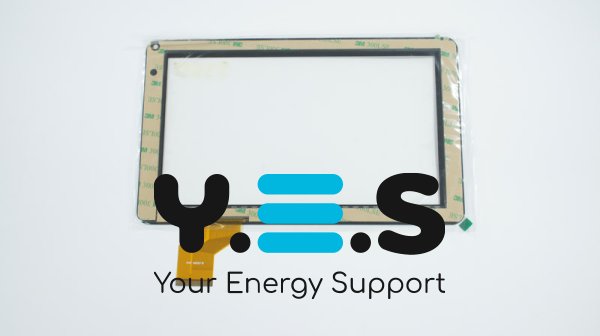 Сенсорне скло (тачскрин) FHF 090016 9" 232×141/198×112 мм 50pin чорне