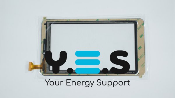 Сенсорне скло (тачскрін) YLD-CCG7052-FPC-A0 v1 7", 188×104/155×86 мм, 30pin, чорне