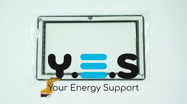 Сенсорне скло тачскрін DWL-CTP-020 9" 183×141 мм, активна 112×87 мм, чорне