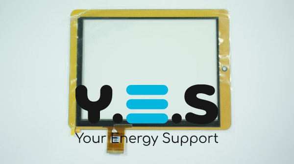 Сенсорне скло (тачскрін) 300-L4315D-A00-V1.0 8" 196×148/162×122 мм, біле