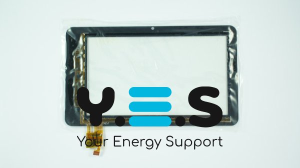 Тачскрін (сенсорне скло) RS7F1609051V1.2 188×110/153×86 мм 12 pin чорний