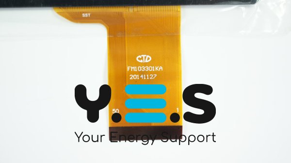 Тачскрин (сенсорне скло) FM103301KA 251×146/224×127 мм, 50 pin, чорний