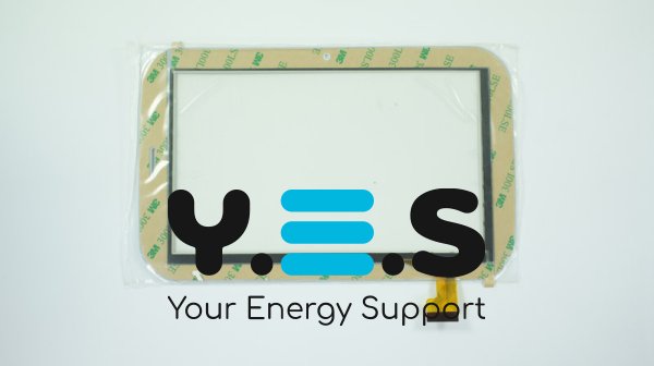 Сенсорне скло (тачскрін) YDT1206-A2 7" 187×118/154×91 мм біле