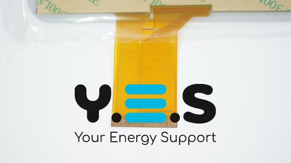 Тачскрін (сенсорне скло) DH-1019A1-PG-FPC075 10,1" 256×159/223×126 мм, 50 pin, білий